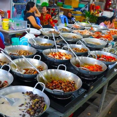 Độc đáo nhất Sài Gòn chợ hải sản tươi sống và chế biến sẵn